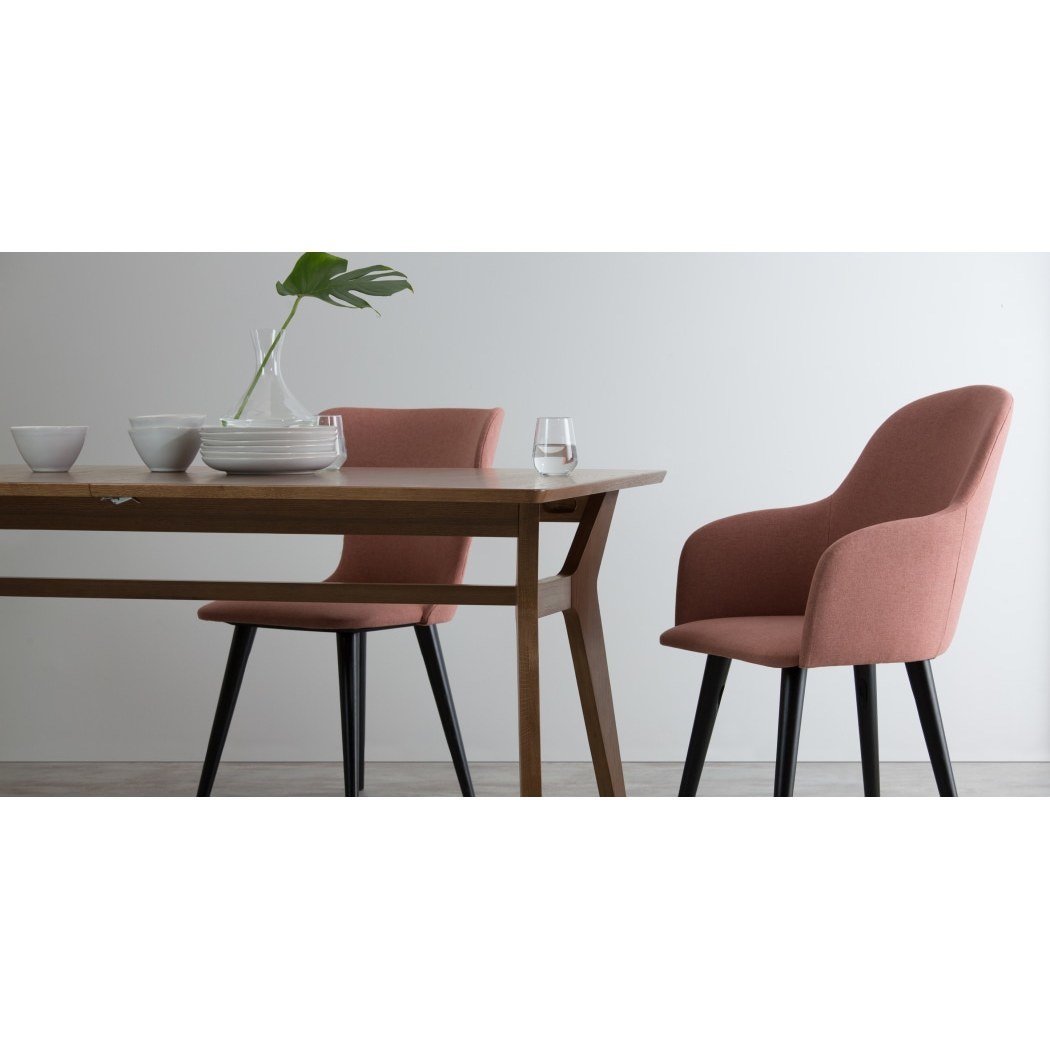 Jenson Extending Dining Table, Dark Stain Oak – image 8