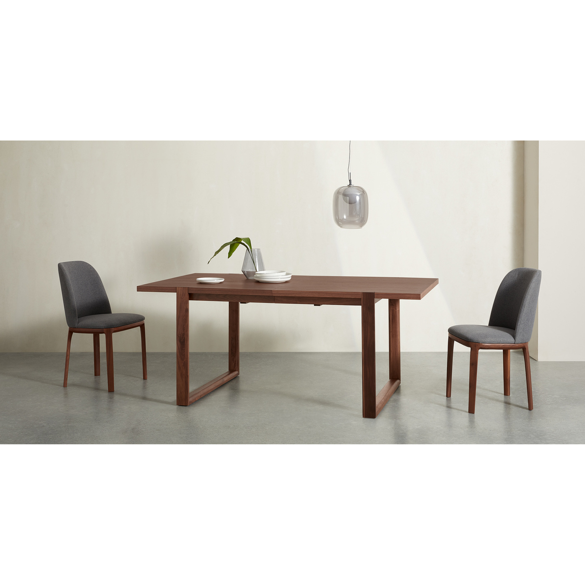 Nuno 6 - 8 Seat Extending Dining Table, Walnut – image 4