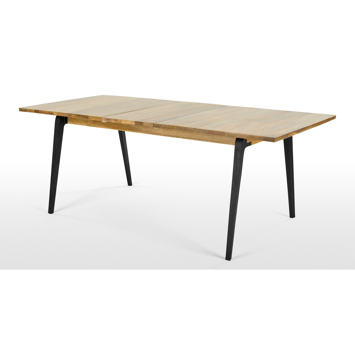Lucien 8 Seat Extending Dining Table, Light Mango Wood – image 4