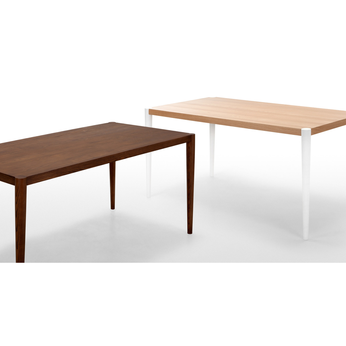 Joseph 6 Seat Dining Table, Dark Stain Ash – image 5