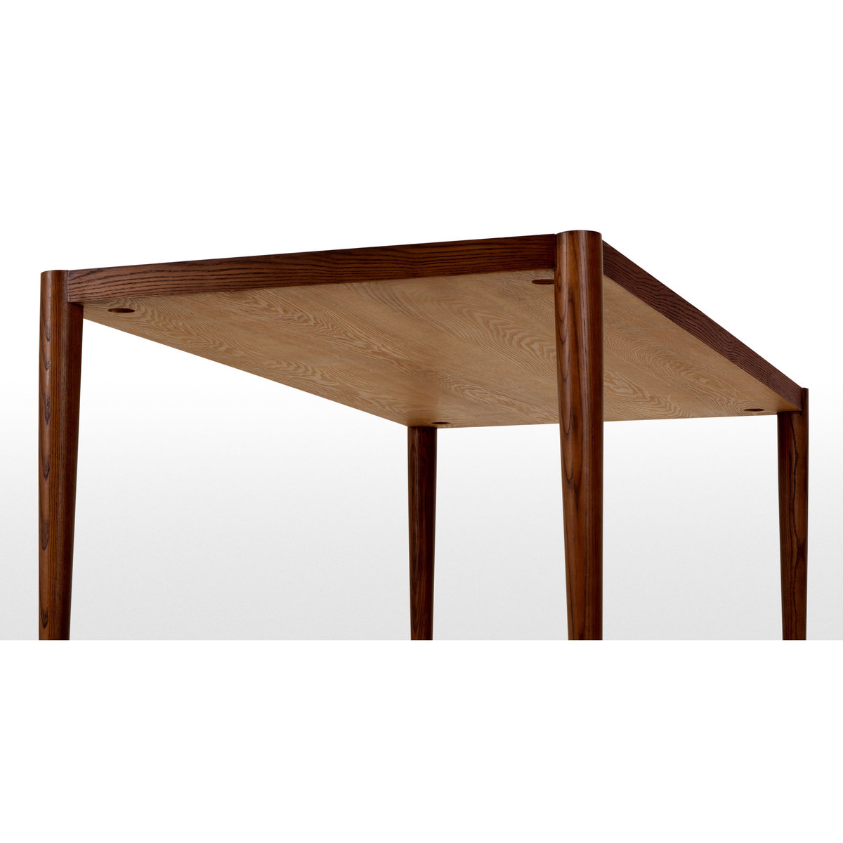 Joseph 6 Seat Dining Table, Dark Stain Ash – image 6