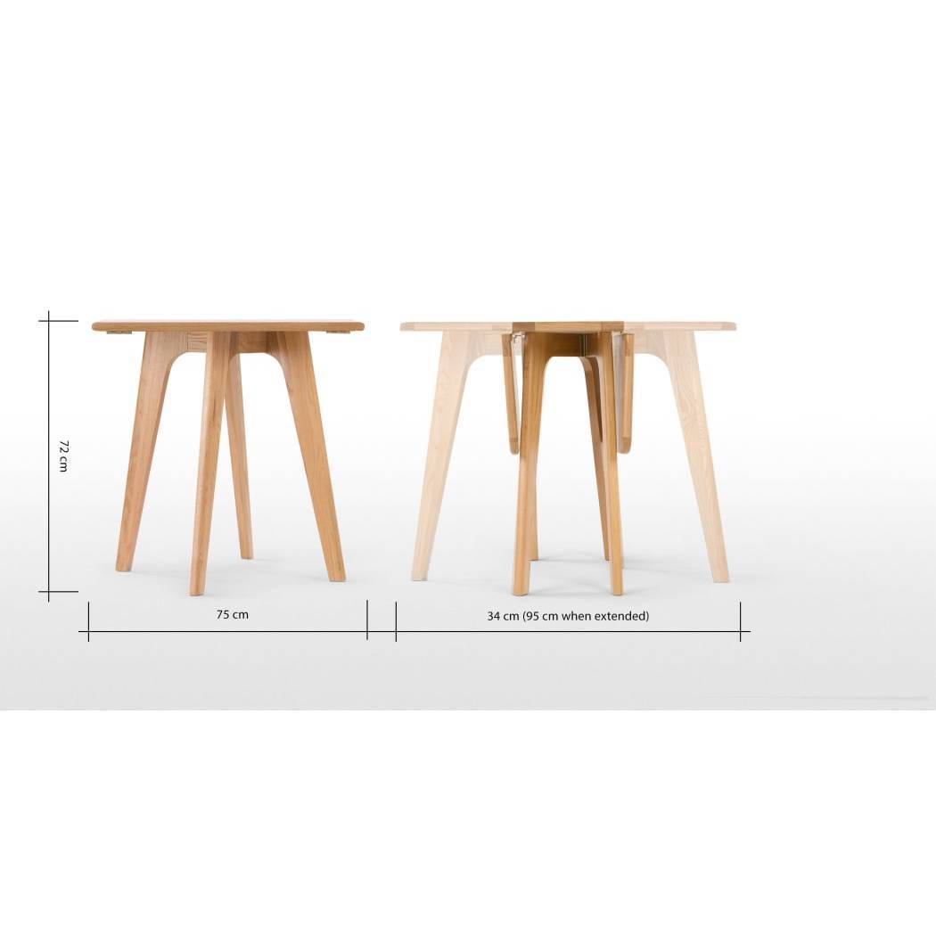 Fjord Rectangular Gateleg Table Oak – image 5