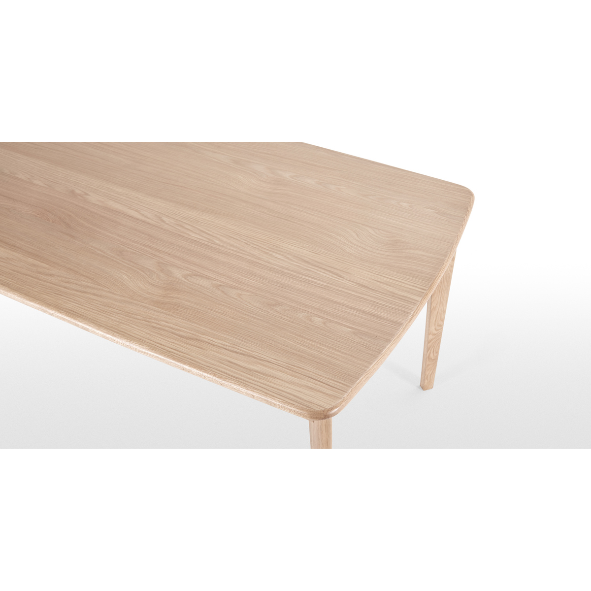 Monty 6 Seat Dining Table, Oak – image 7