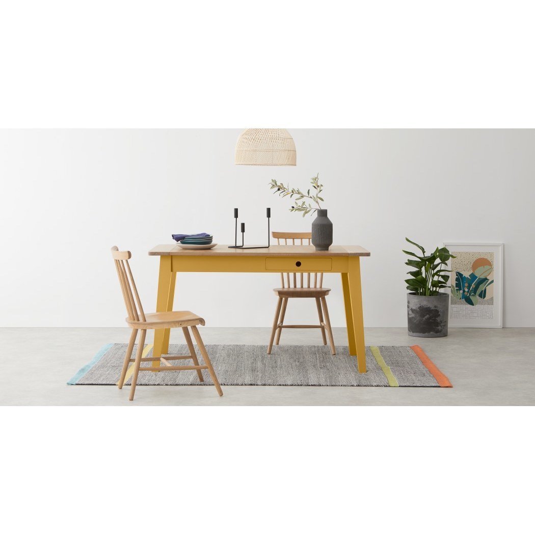 Ralph Compact Dining Table, Mustard Yellow – image 3