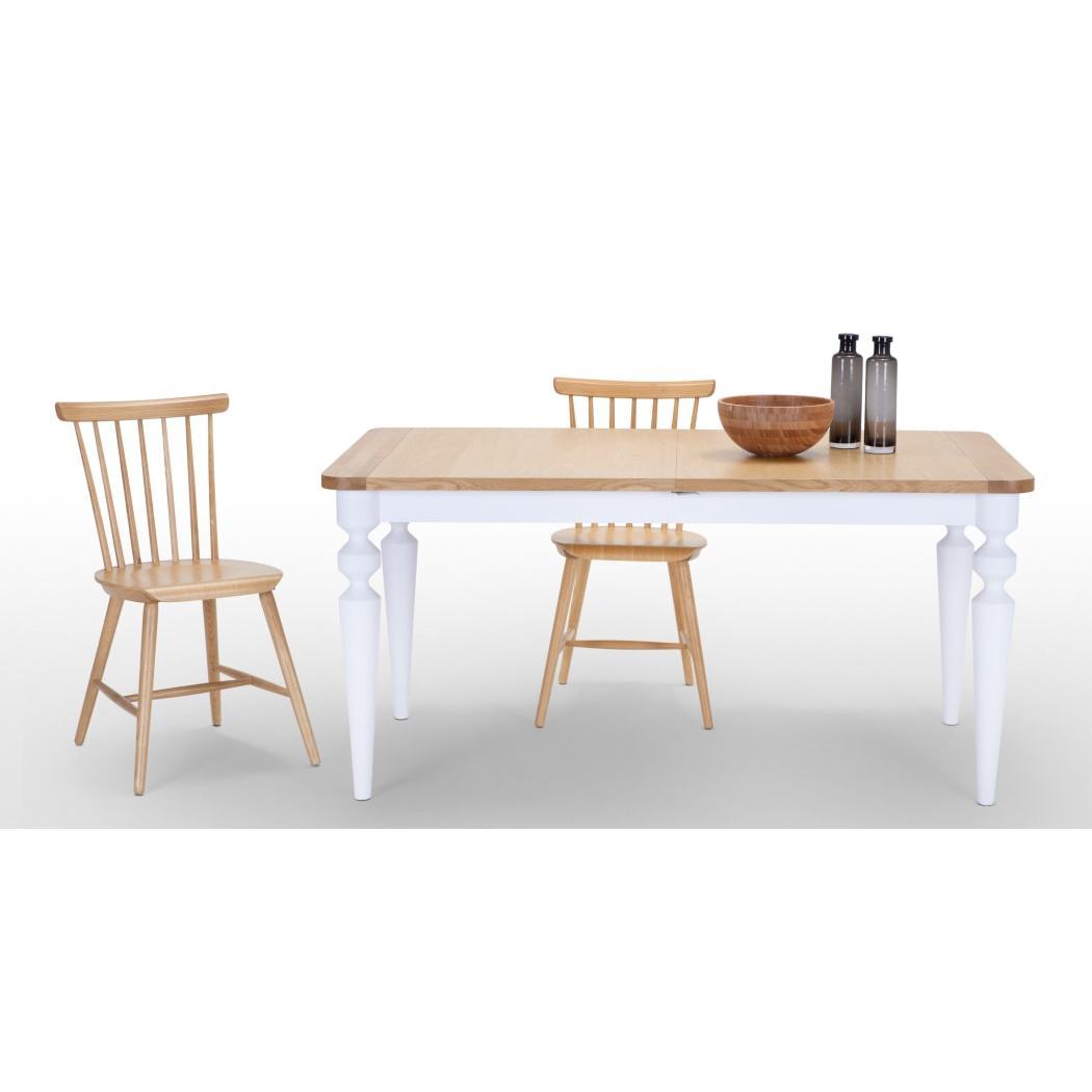 Betty Extending Dining Table, White – image 2