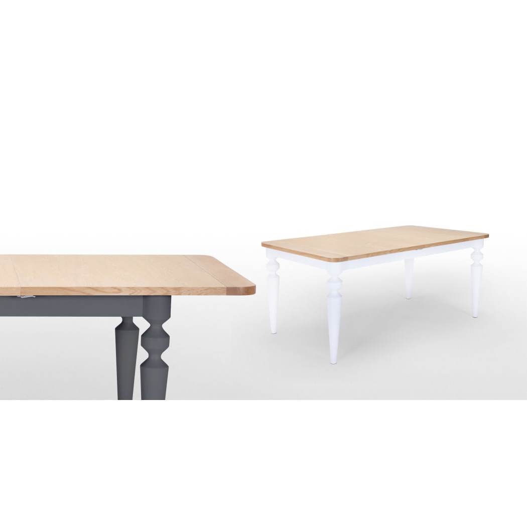Betty Extending Dining Table, White – image 3