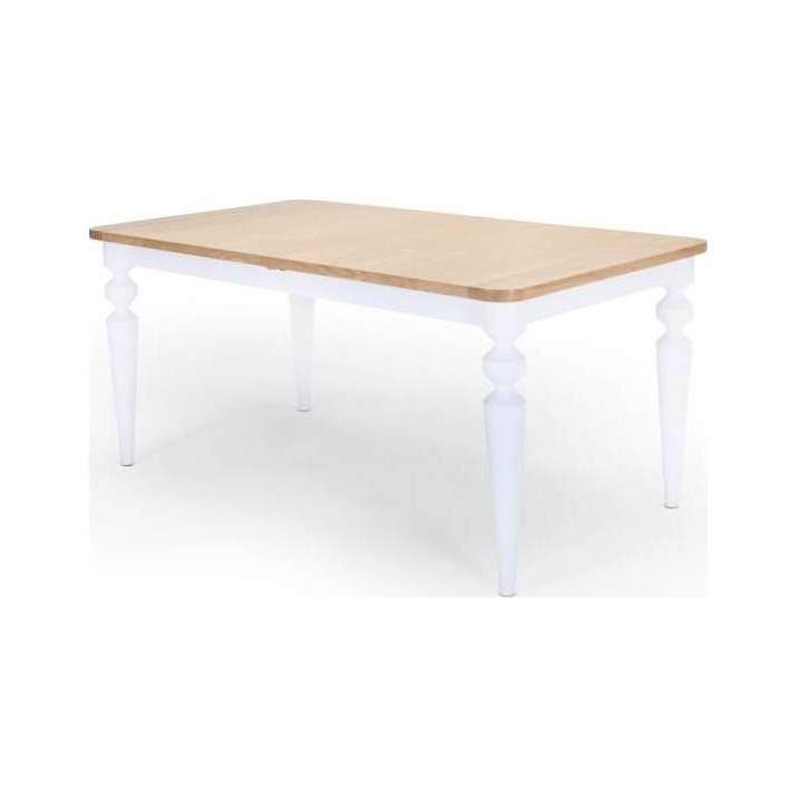 Betty Extending Dining Table, White – image 1