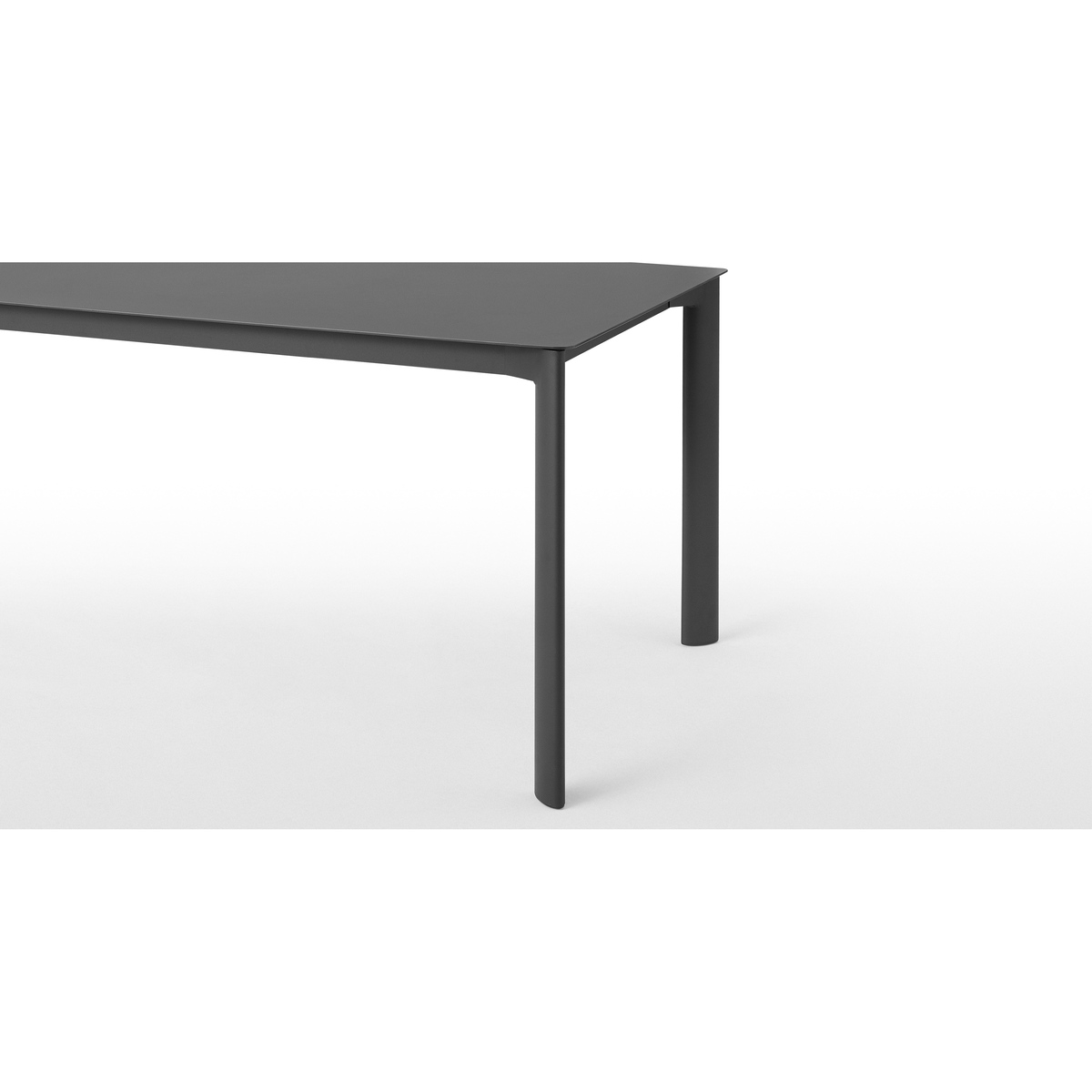 Merla Garden Dining Table, Dark Grey – image 5