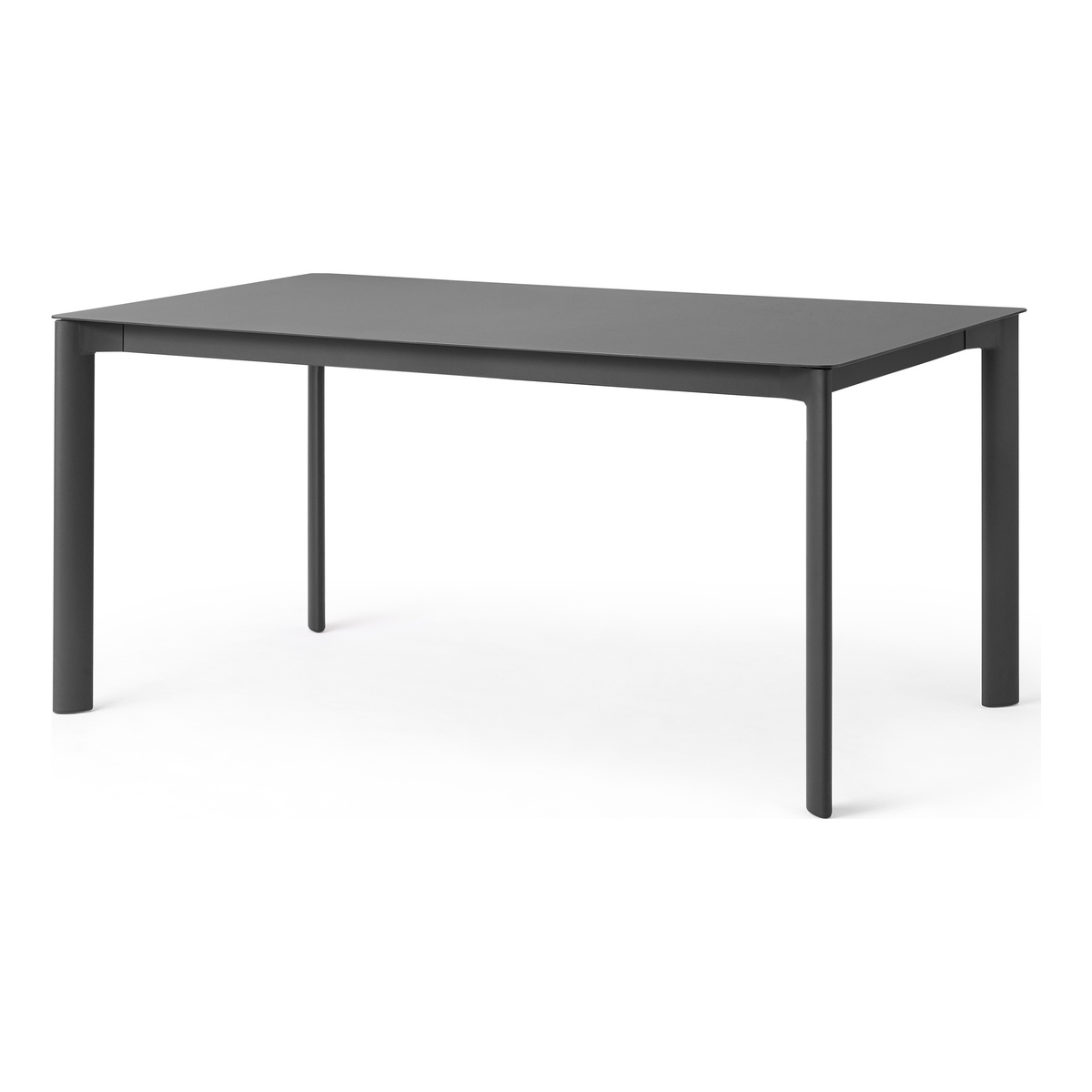 Merla Garden Dining Table, Dark Grey – image 1