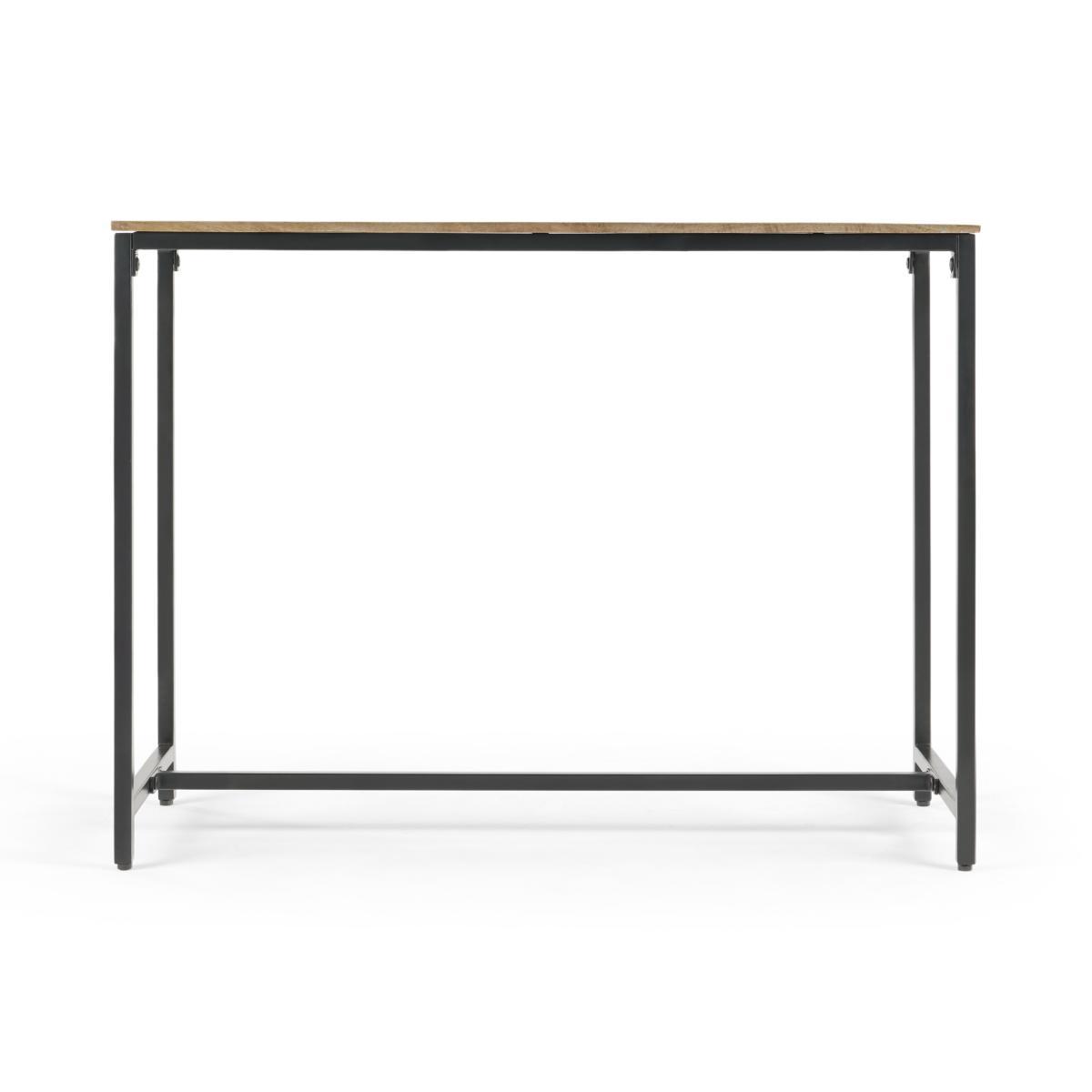 Lomond 4 Seat Bar Table, Mango wood and Black – image 2