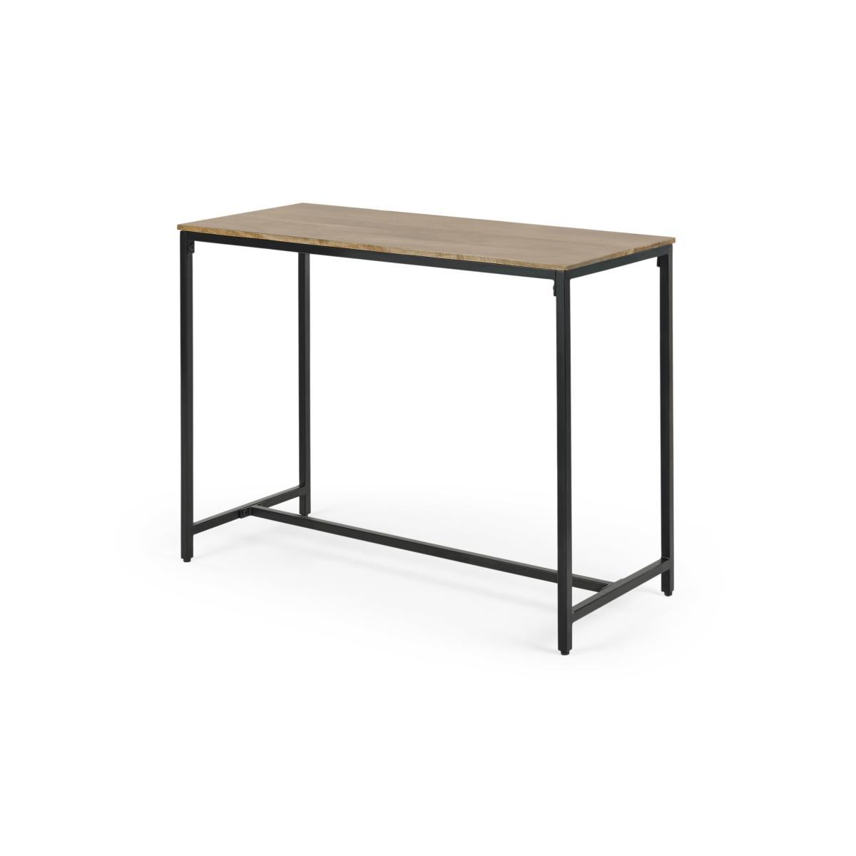 Lomond 4 Seat Bar Table, Mango wood and Black – image 3