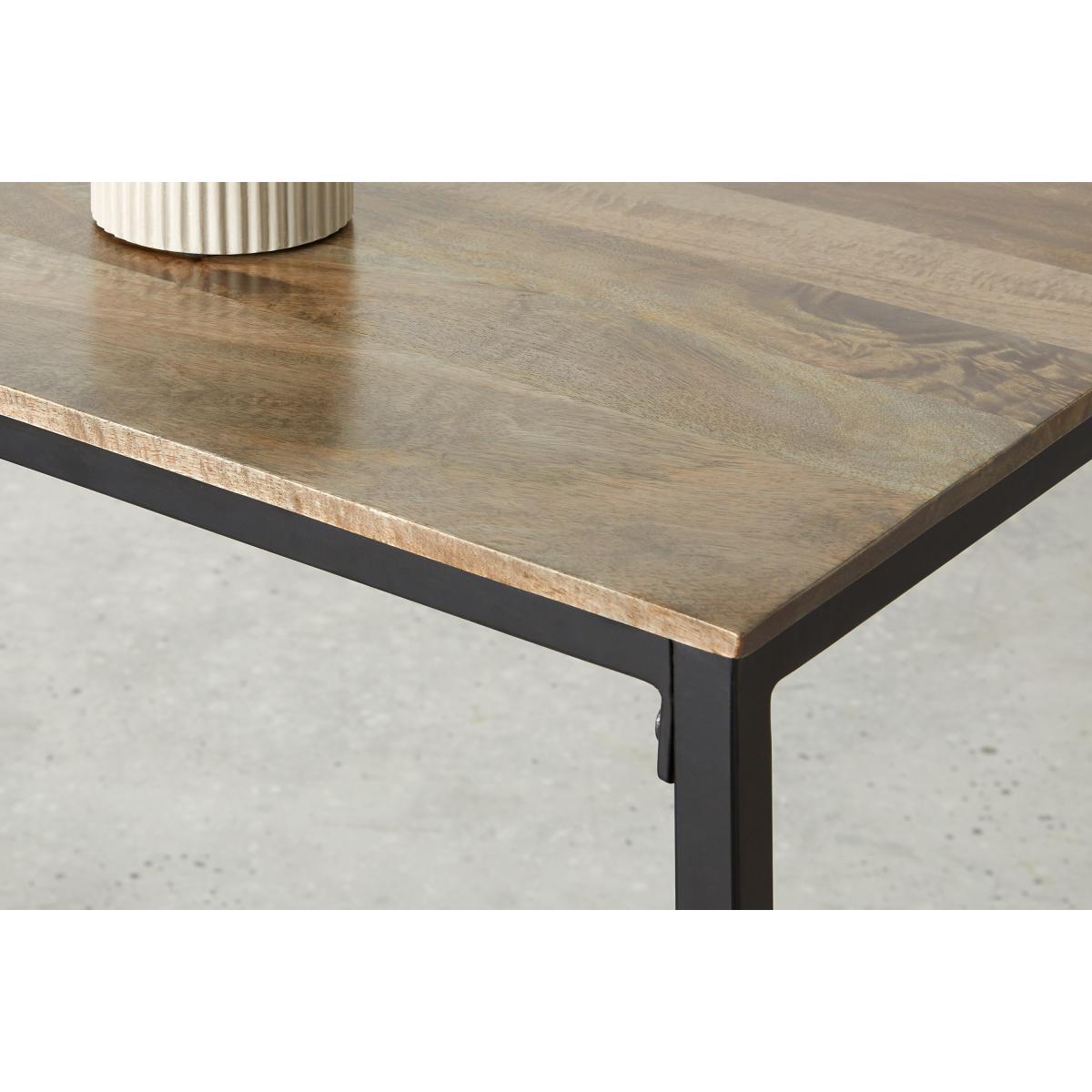 Lomond 4 Seat Bar Table, Mango wood and Black – image 5