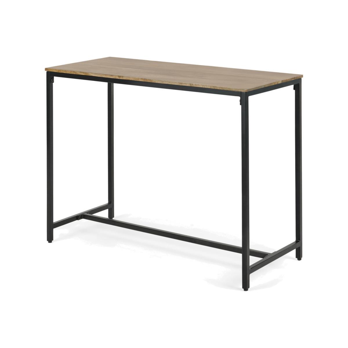 Lomond 4 Seat Bar Table, Mango wood and Black – image 1