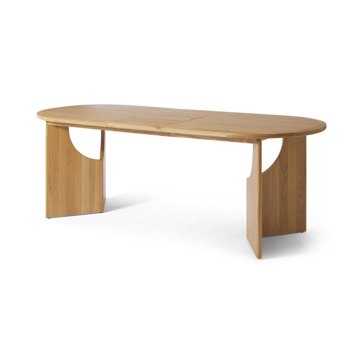 Mekkin 6-8 Seat Extending Dining Table, Oak – image 2