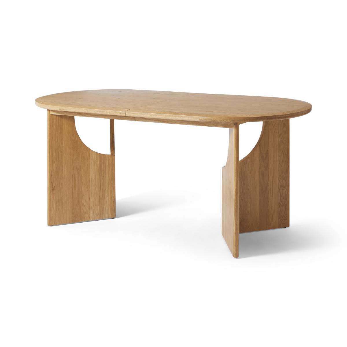 Mekkin 6-8 Seat Extending Dining Table, Oak – image 4
