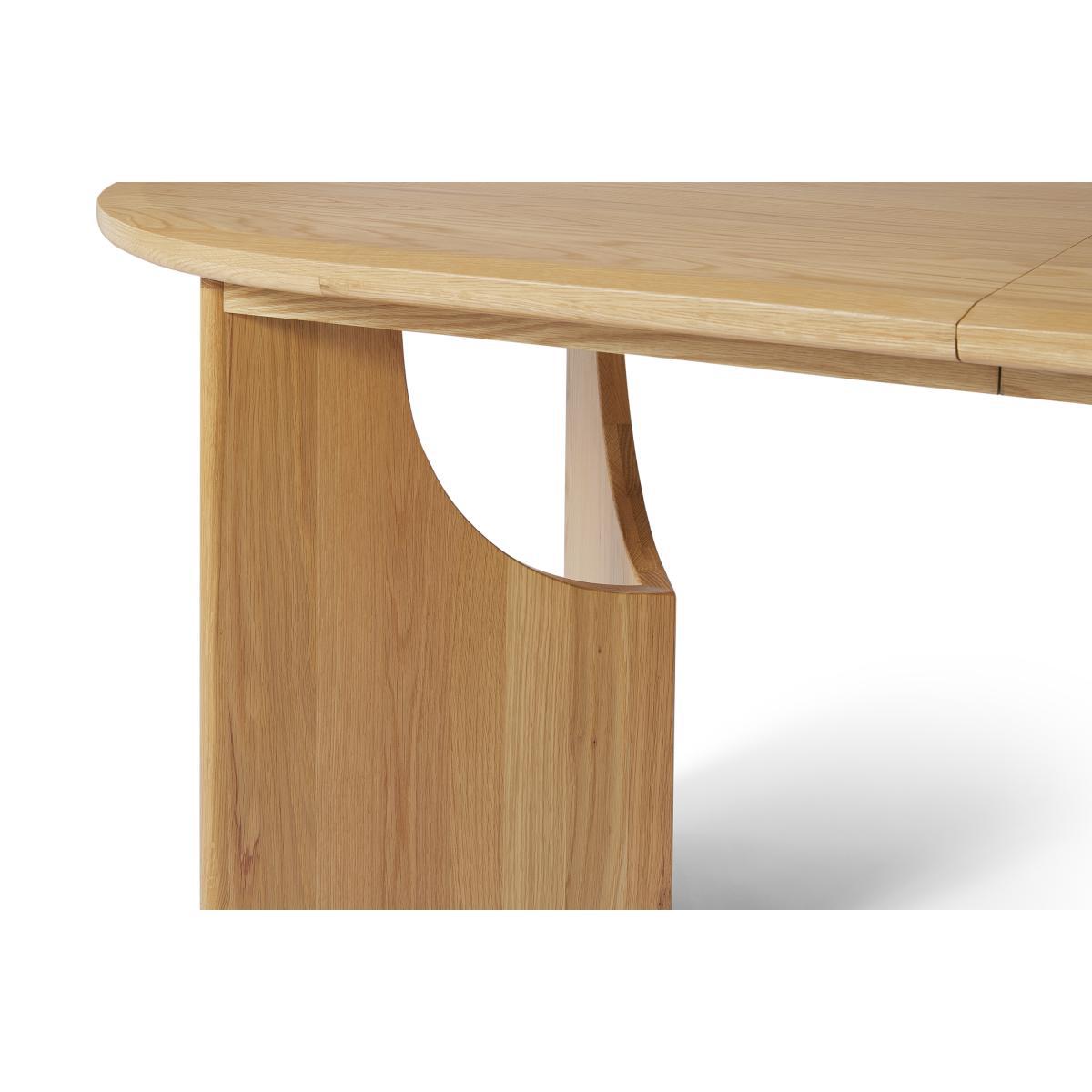Mekkin 6-8 Seat Extending Dining Table, Oak – image 8