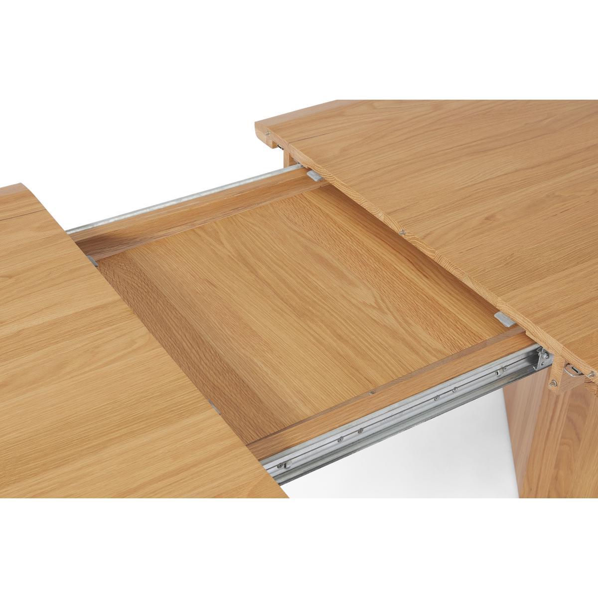 Mekkin 6-8 Seat Extending Dining Table, Oak – image 10