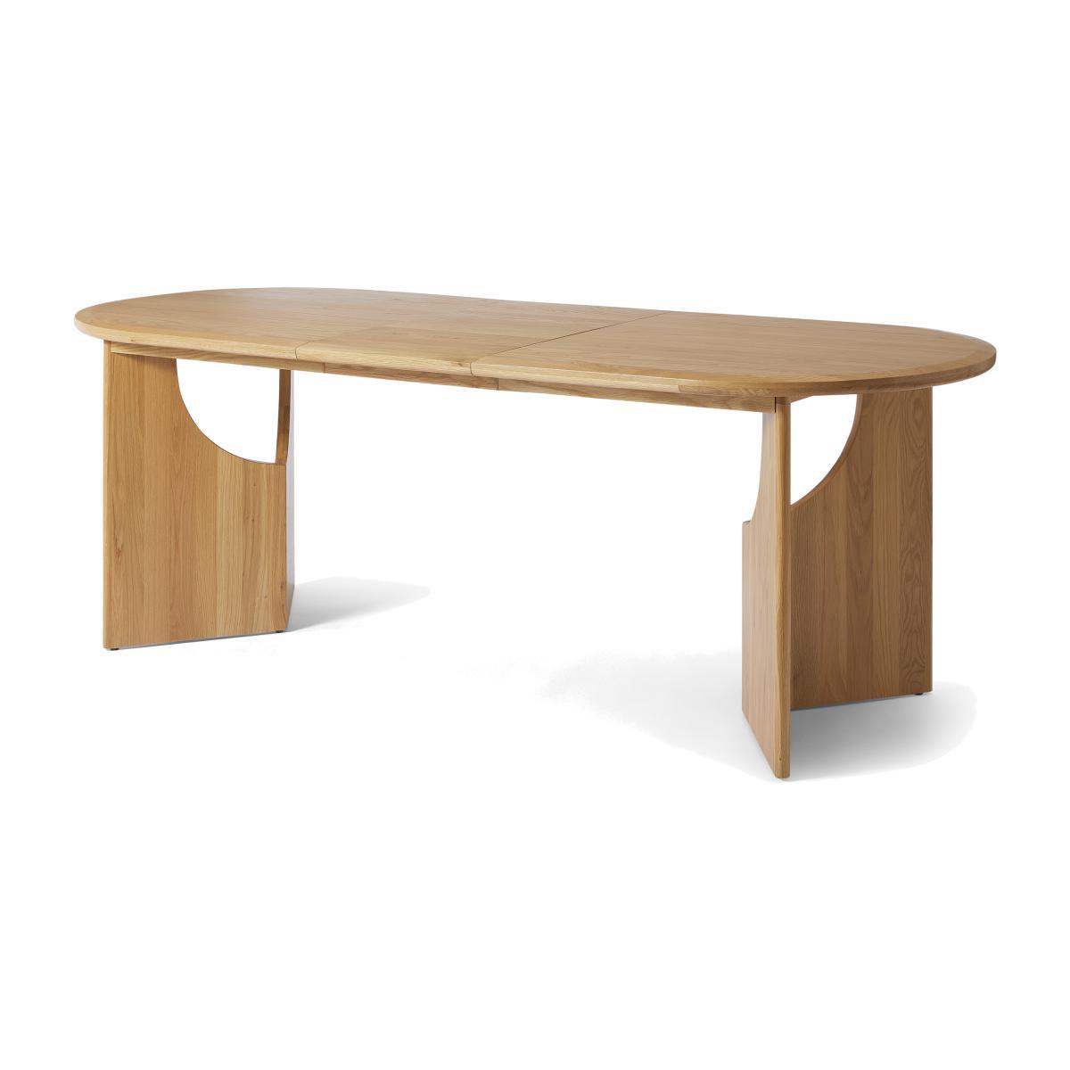 Mekkin 6-8 Seat Extending Dining Table, Oak – image 1