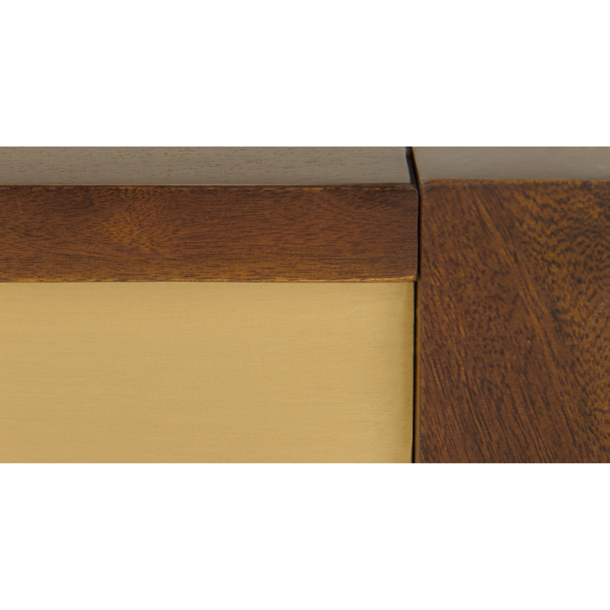 Anderson 8 Seat Dining Table, Mango Wood and Brass – image 6