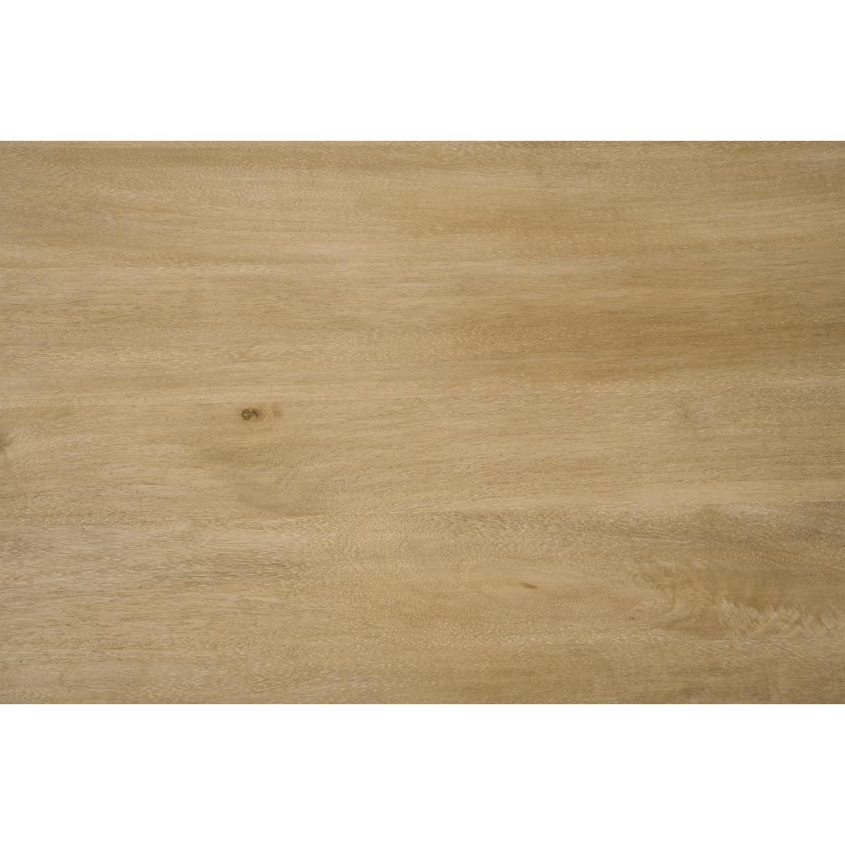 Lucien 4-6 Seat Round Extending Dining Table, Light Mango Wood – image 11