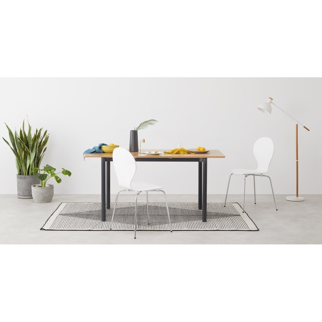 Made Essentials Mino Extending Dining table, Oak – image 4