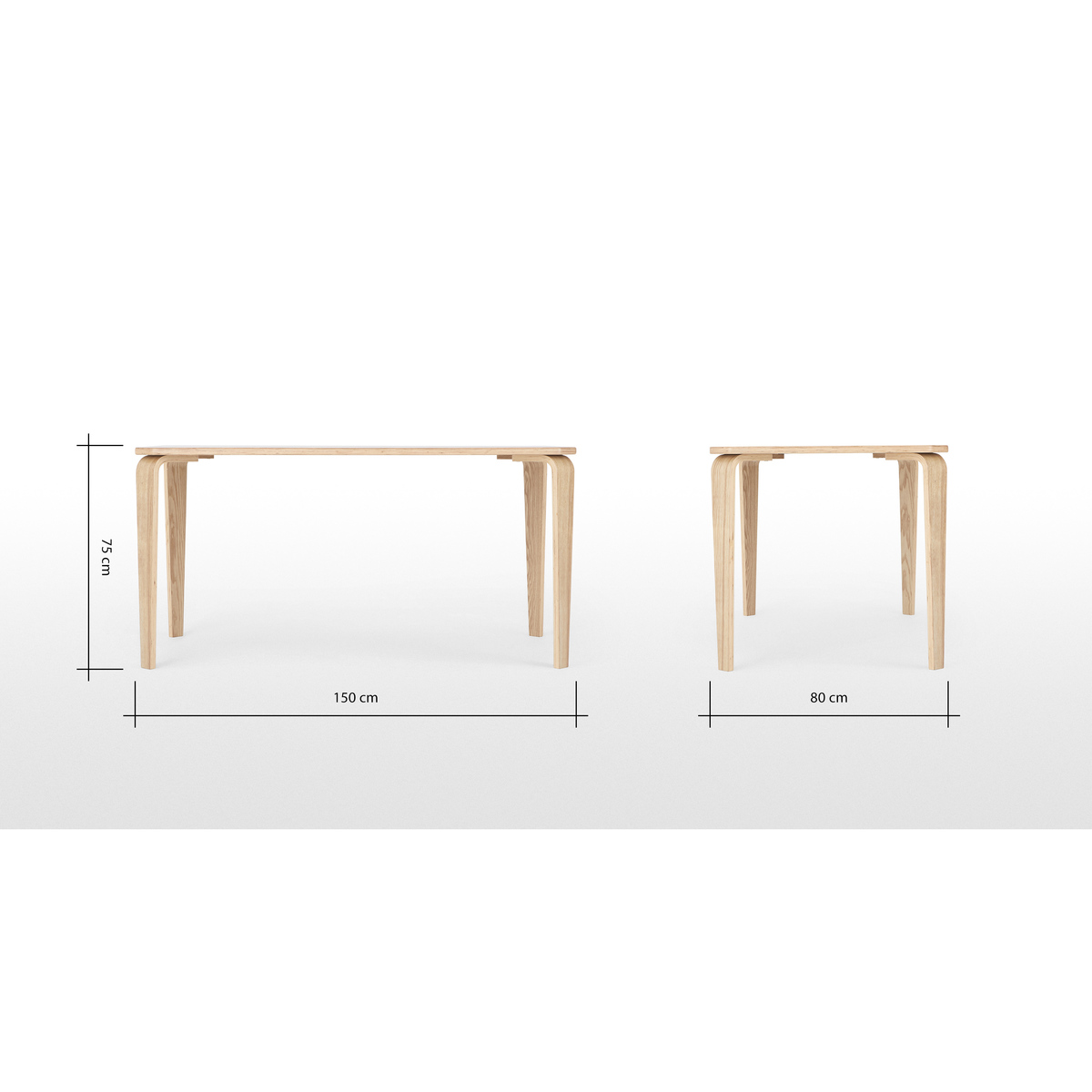 MADE Essentials Alma 6 Seat Rectangle Dining Table, Ash – image 8
