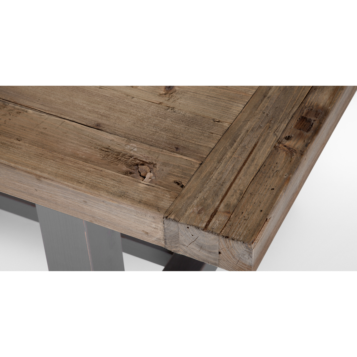 Iona 10 Seat Dining Table, Solid Pine and Grey – image 7