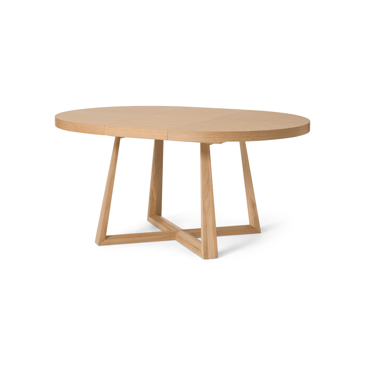 Belgrave 4-6 Seat Round Extending Dining Table, Oak – image 3