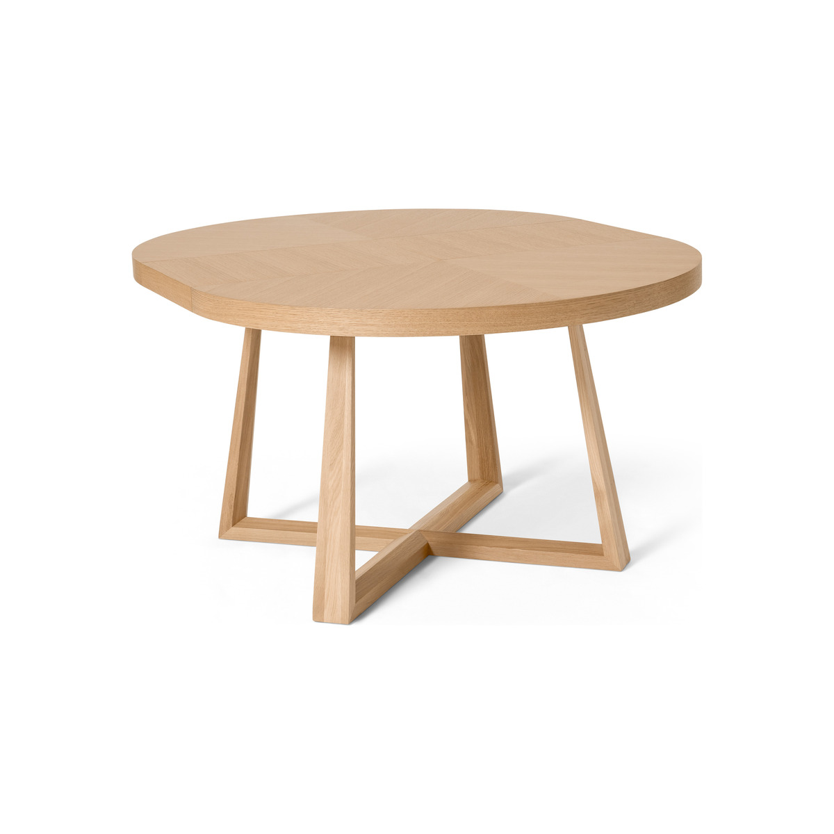 Belgrave 4-6 Seat Round Extending Dining Table, Oak – image 2