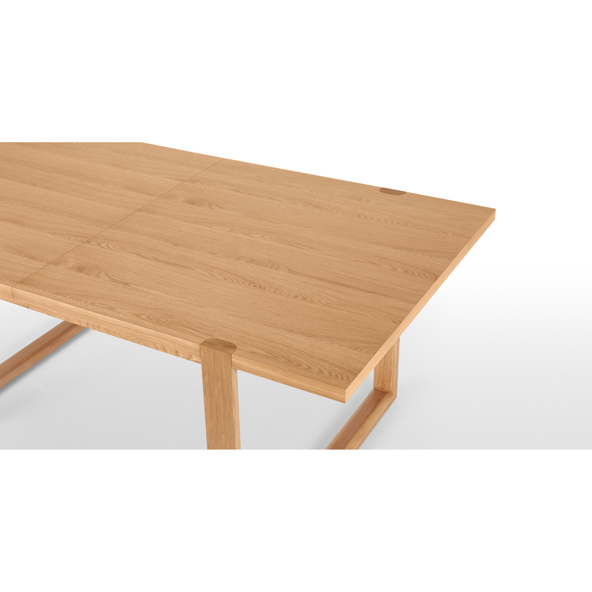 Nuno 6-8 Seat Extending Dining Table, Oak – image 8