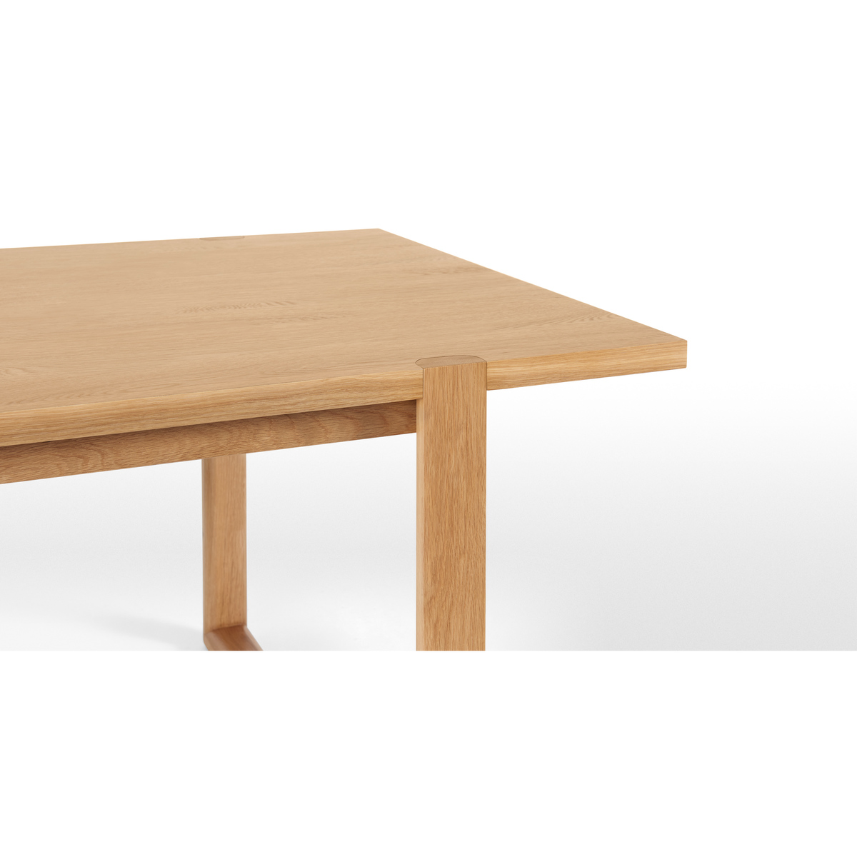 Nuno 6-8 Seat Extending Dining Table, Oak – image 9