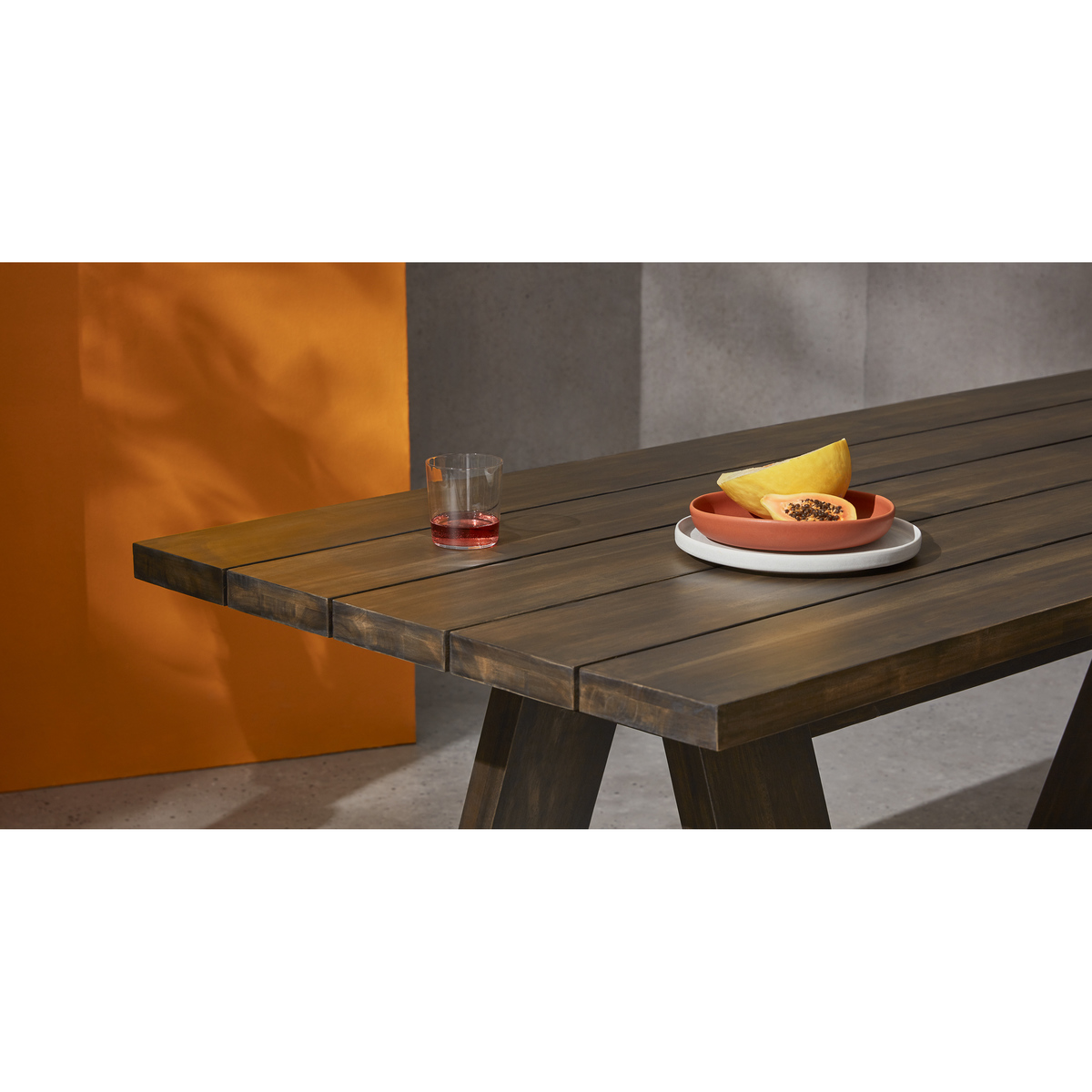 Telmo Garden Large Dining Table, Acacia – image 3