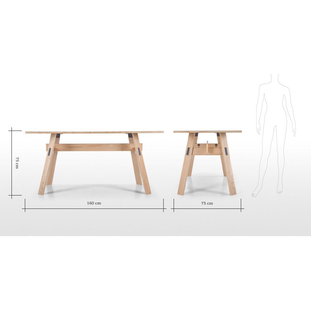 Compound Desk, Ash and Grey – image 5