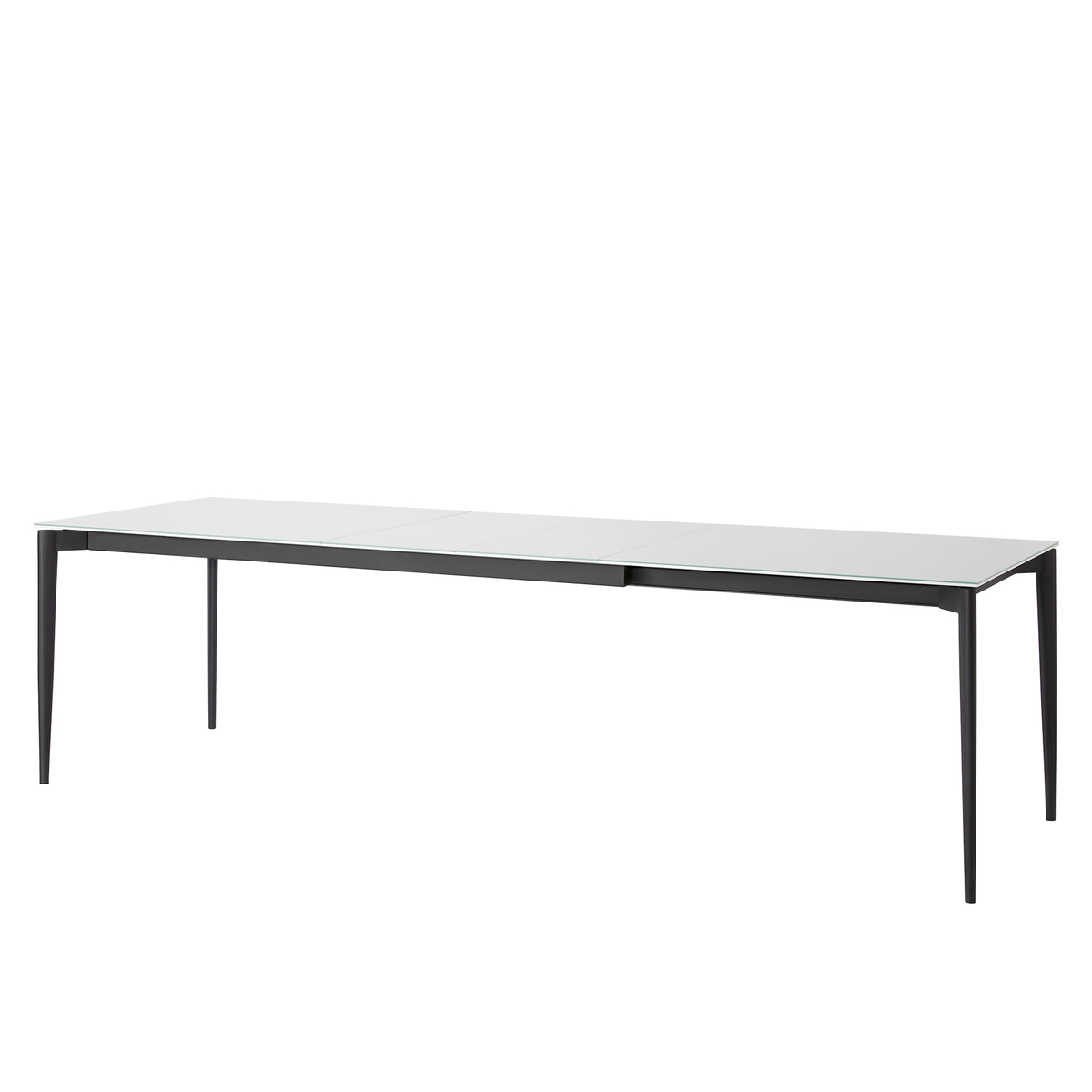 Tandil 8-12 Seat Extending Dining Table, Grey Glass – image 4
