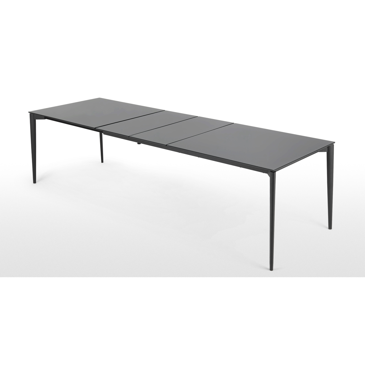 Tandil 8-12 Seat Extending Dining Table, Grey Glass – image 9