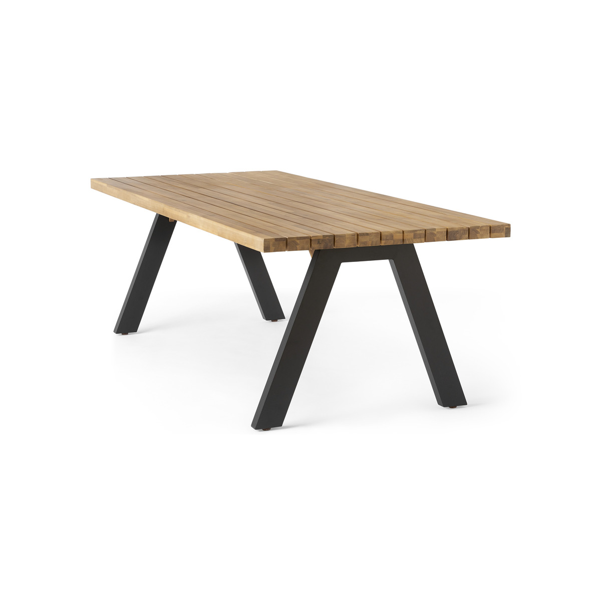 Bosco Garden Dining Table, Black & Acacia Wood – image 5