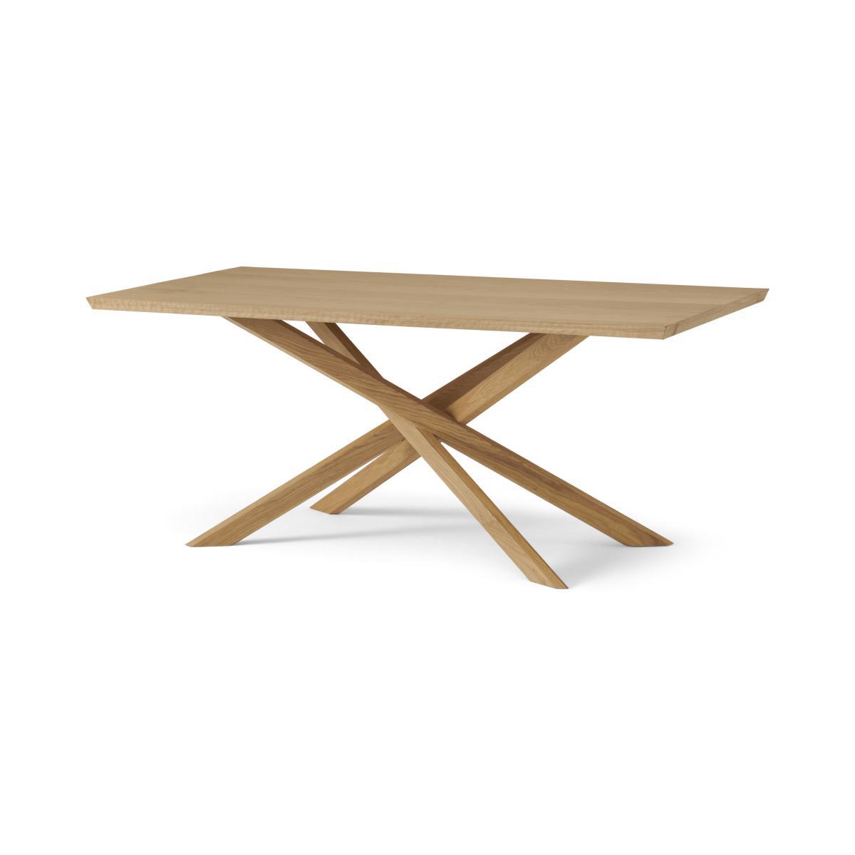 Abbon 6-12 Seat Extending Dining Table, Textured Oak – image 4