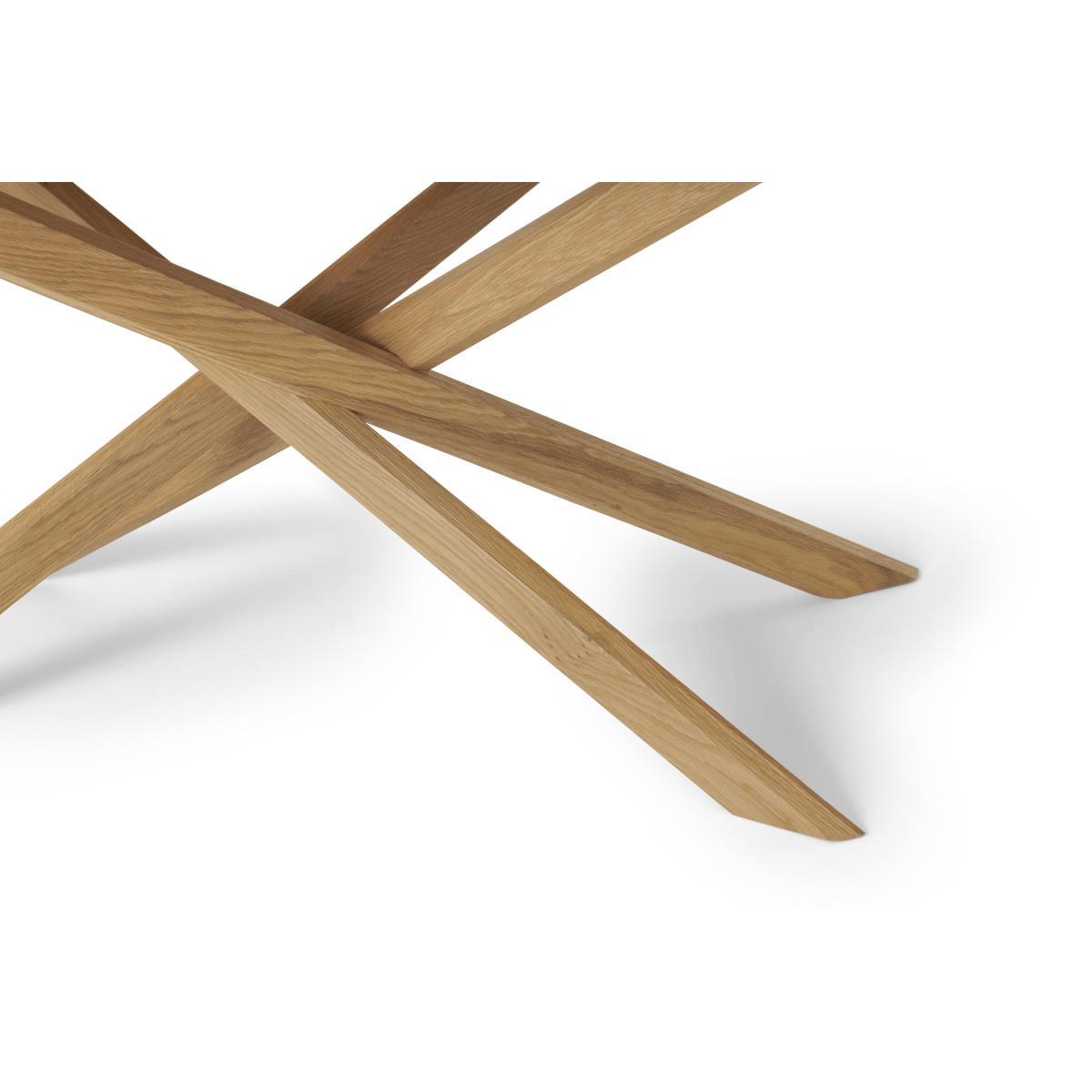 Abbon 6-12 Seat Extending Dining Table, Textured Oak – image 8