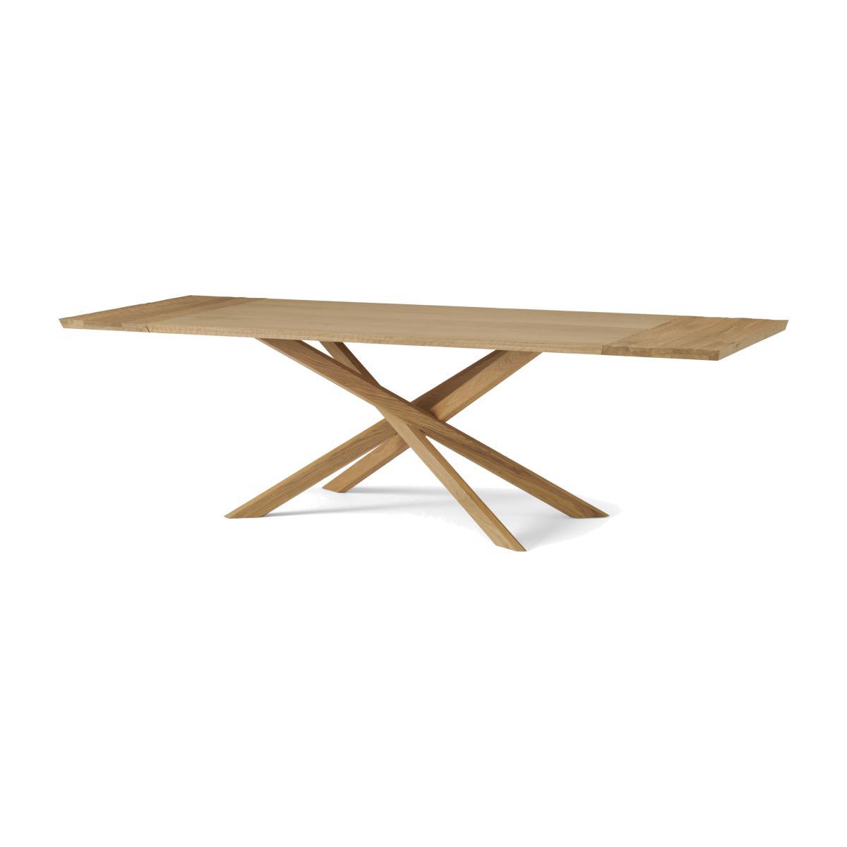 Abbon 6-12 Seat Extending Dining Table, Textured Oak – image 1