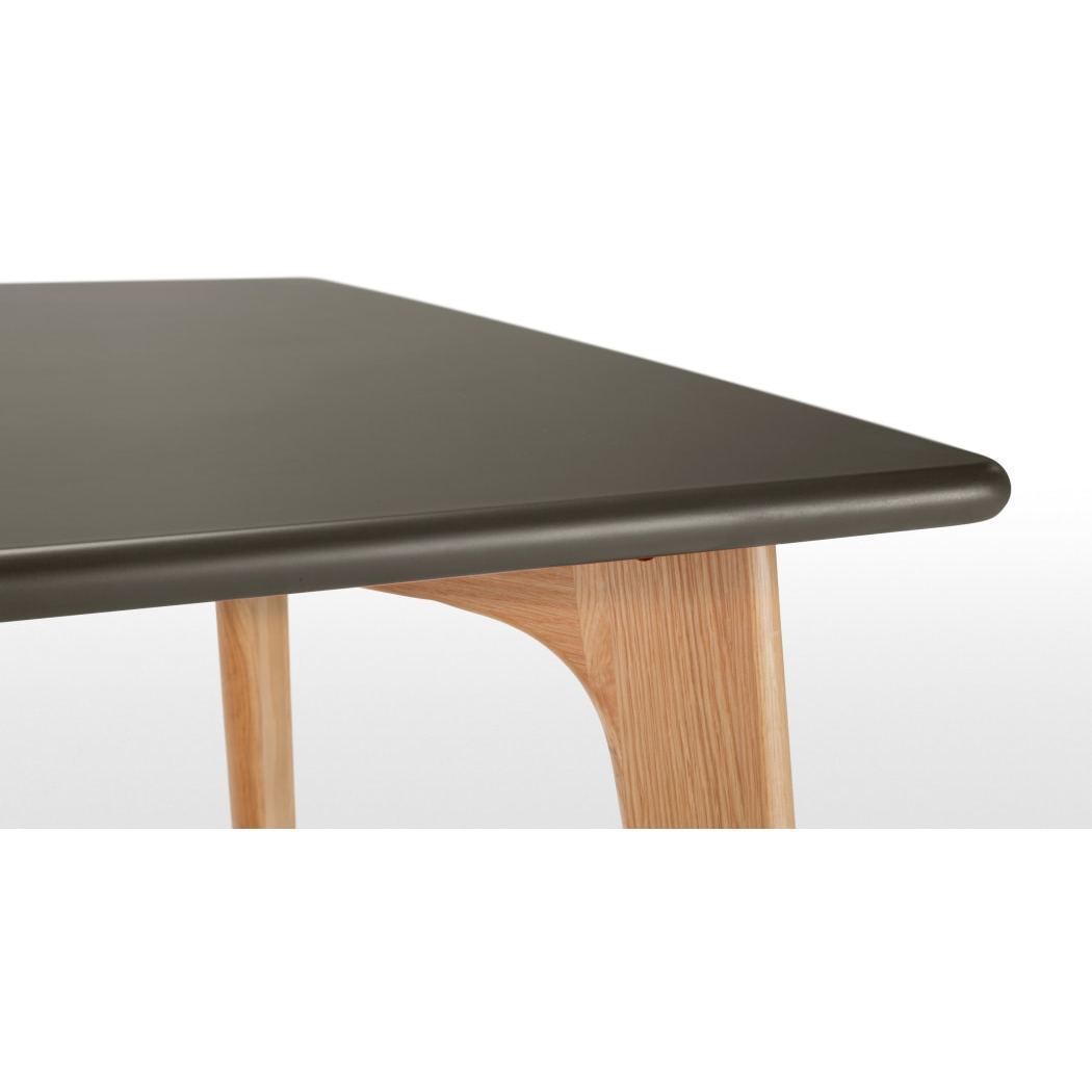 Fjord Compact Dining Table, Oak and Grey – image 2