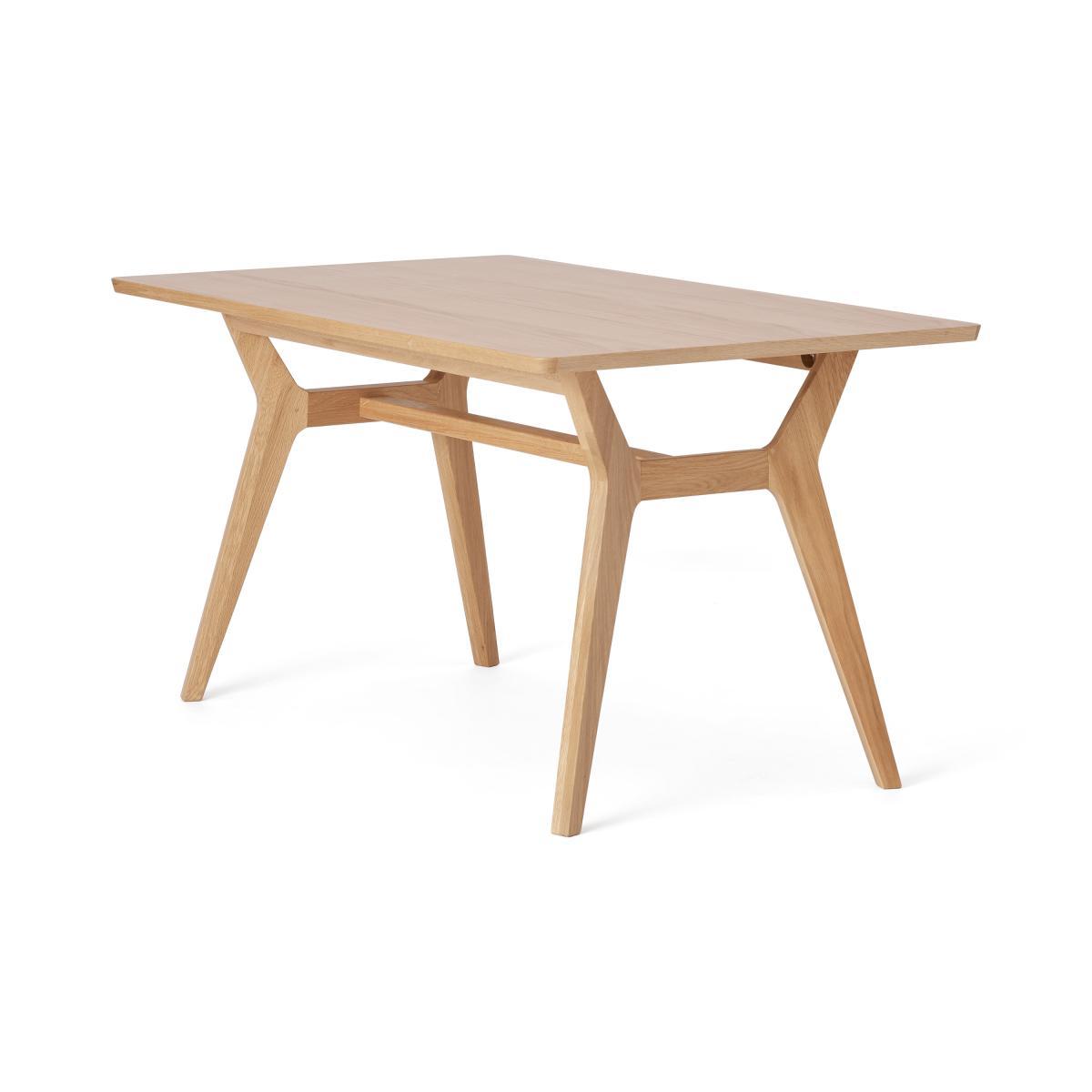 Jenson 6 Seat Dining Table, Oak – image 2