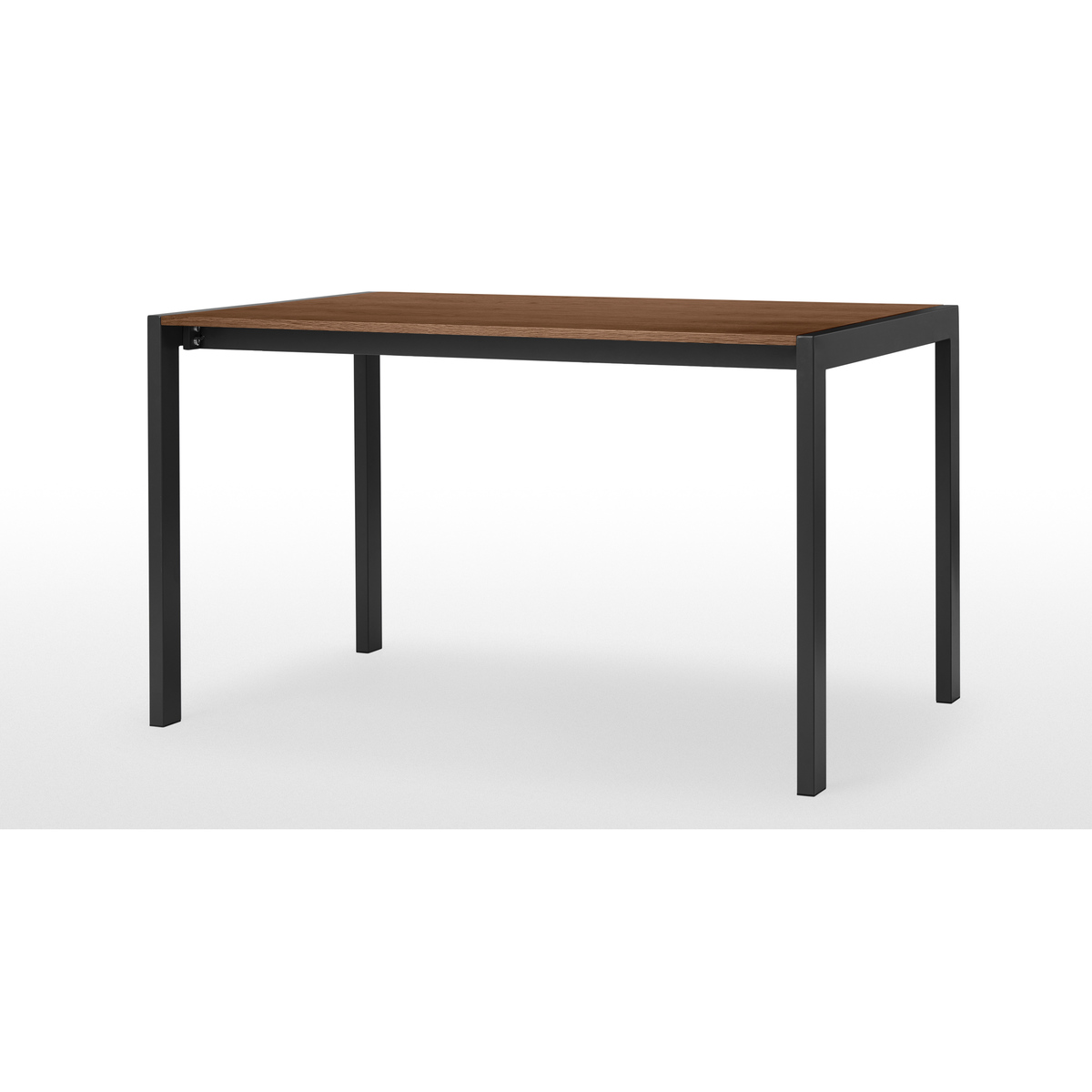 Swift 4-8 Seat Dining Table, Walnut & Black – image 3
