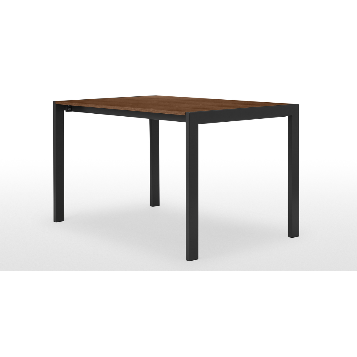 Swift 4-8 Seat Dining Table, Walnut & Black – image 6