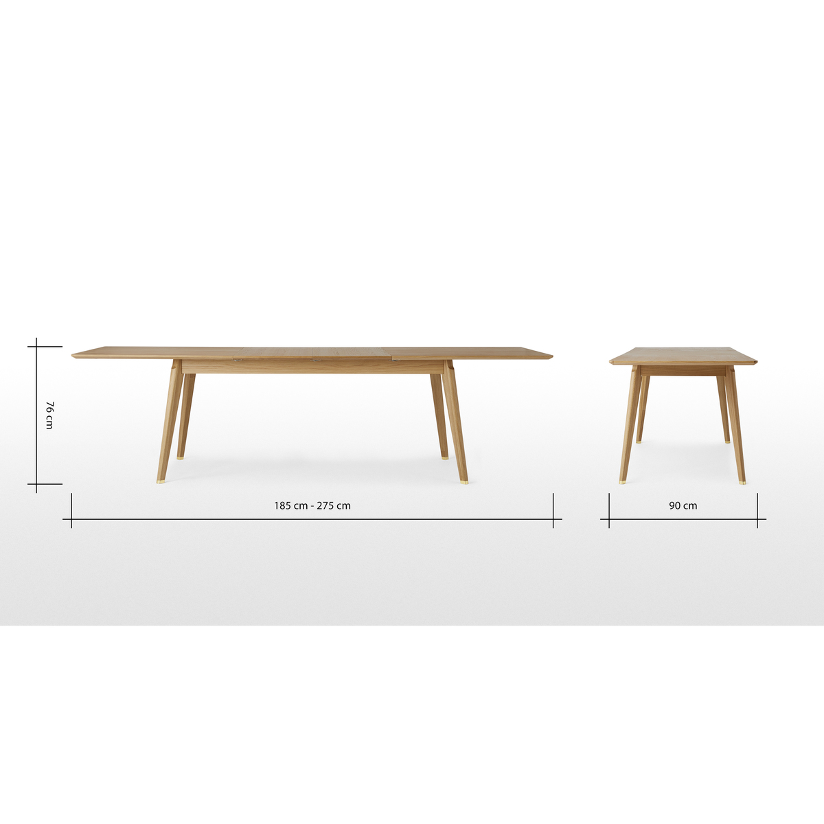 Albers Extending 6-12 Seat Dining Table, Oak – image 6