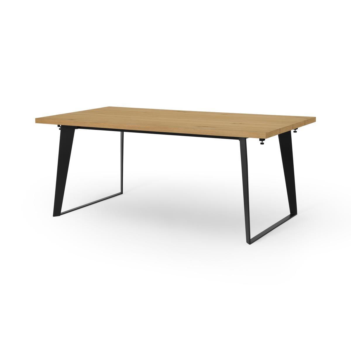 Solin 6-12 Seat Extending Dining Table, Rustic Oak – image 5