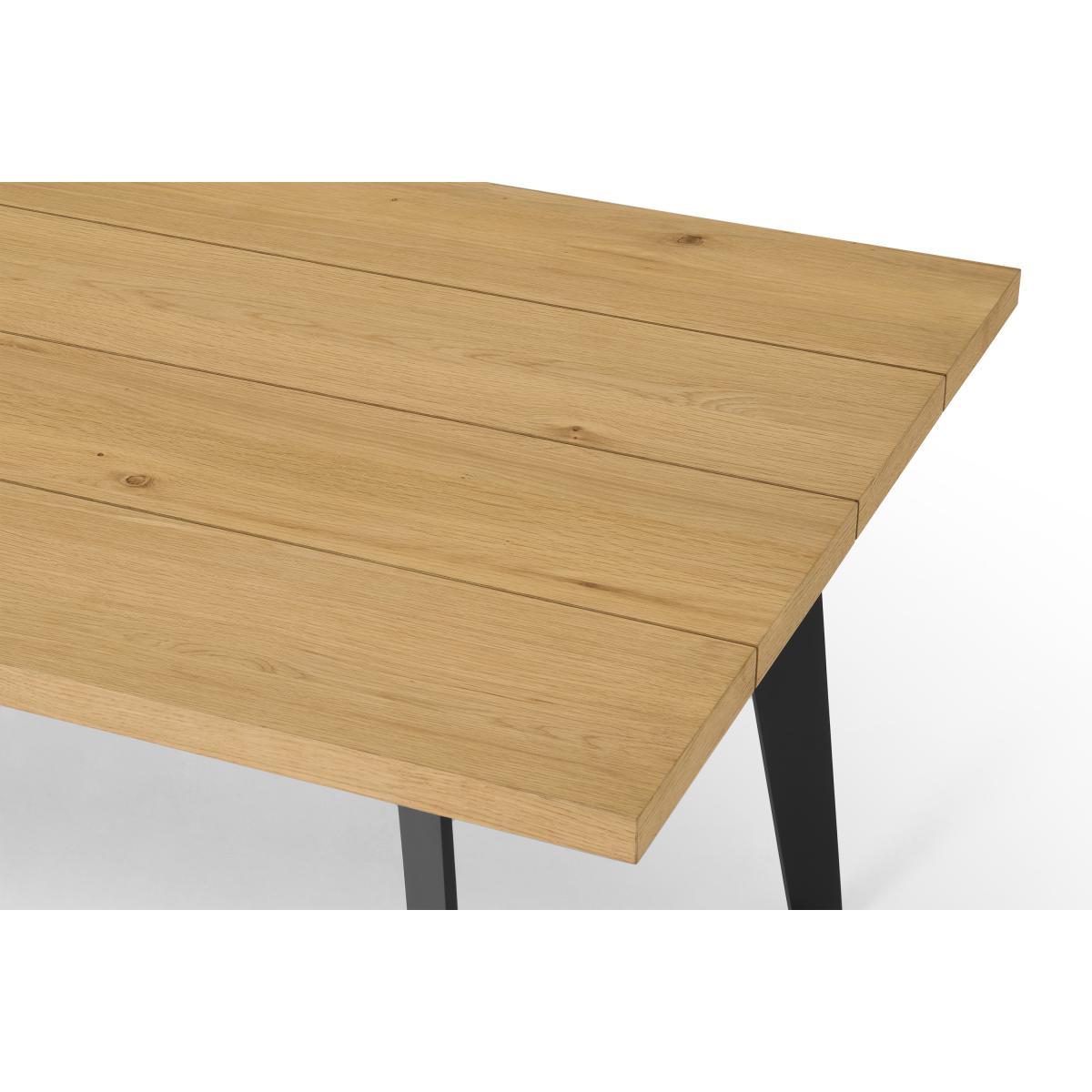 Solin 6-12 Seat Extending Dining Table, Rustic Oak – image 7