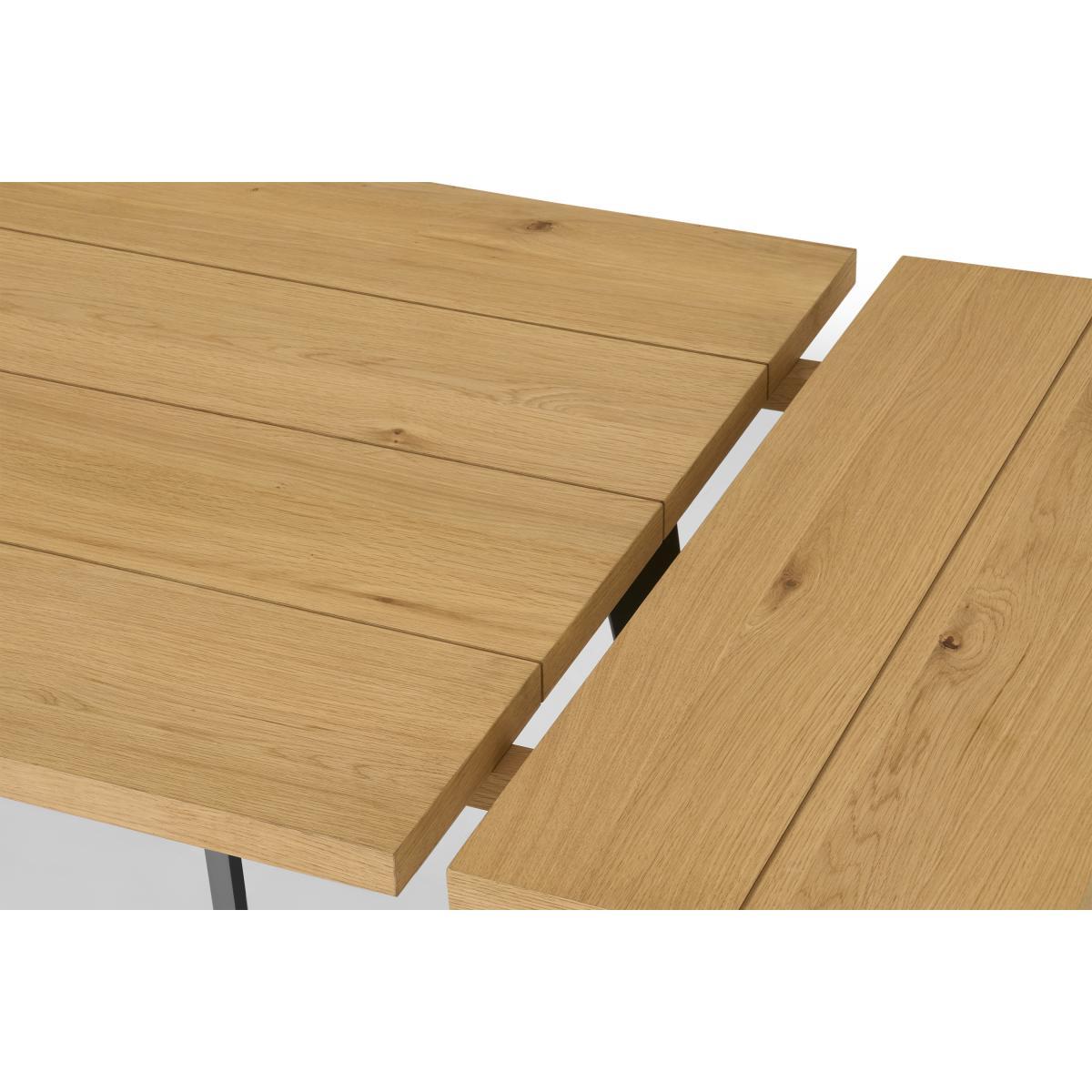 Solin 6-12 Seat Extending Dining Table, Rustic Oak – image 10
