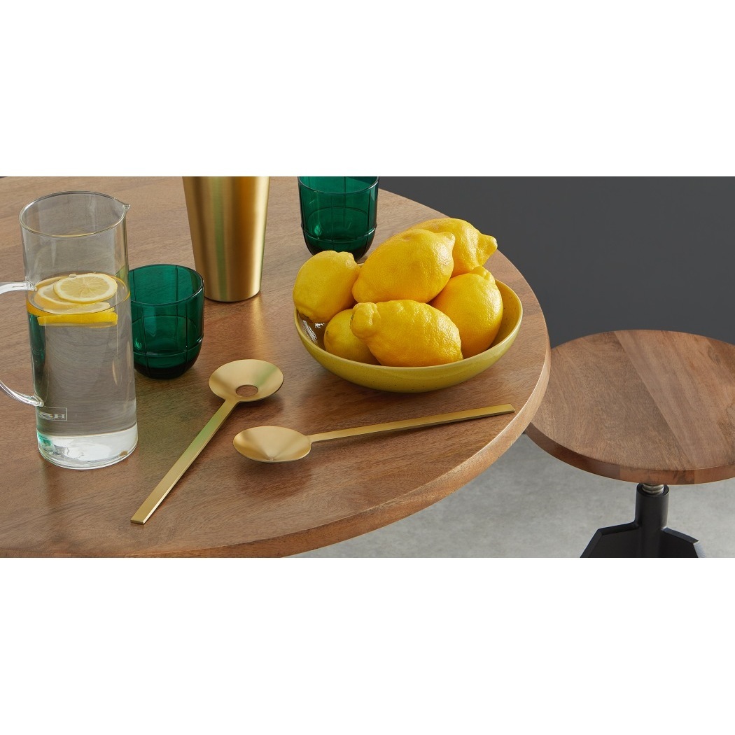 Javier Compact Swivel Dining Table, Mango Wood – image 5
