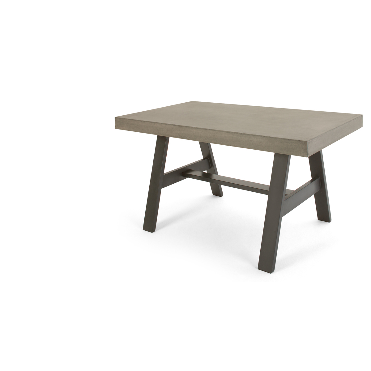 Edson Garden dining table, cement and metal – image 8