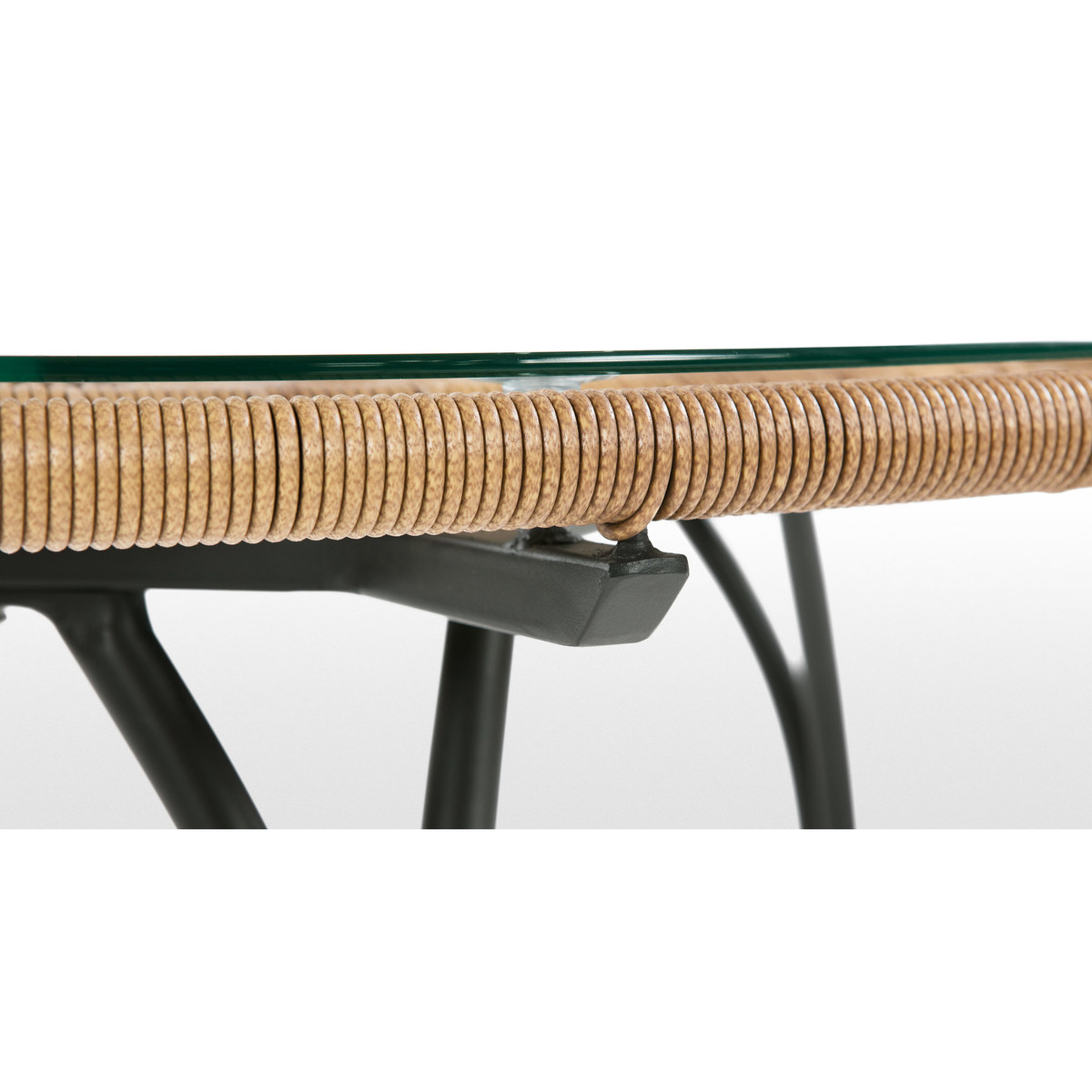 Lyra Garden 6 Seater Dining Table, Charcoal Grey – image 4
